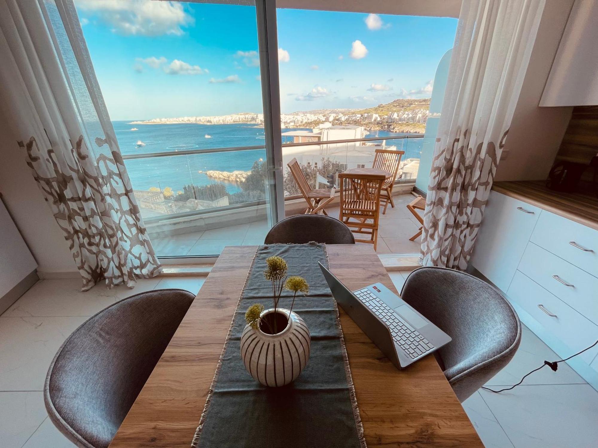 Blu Mar Sea View Apartments San Pawl il-Baħar Extérieur photo