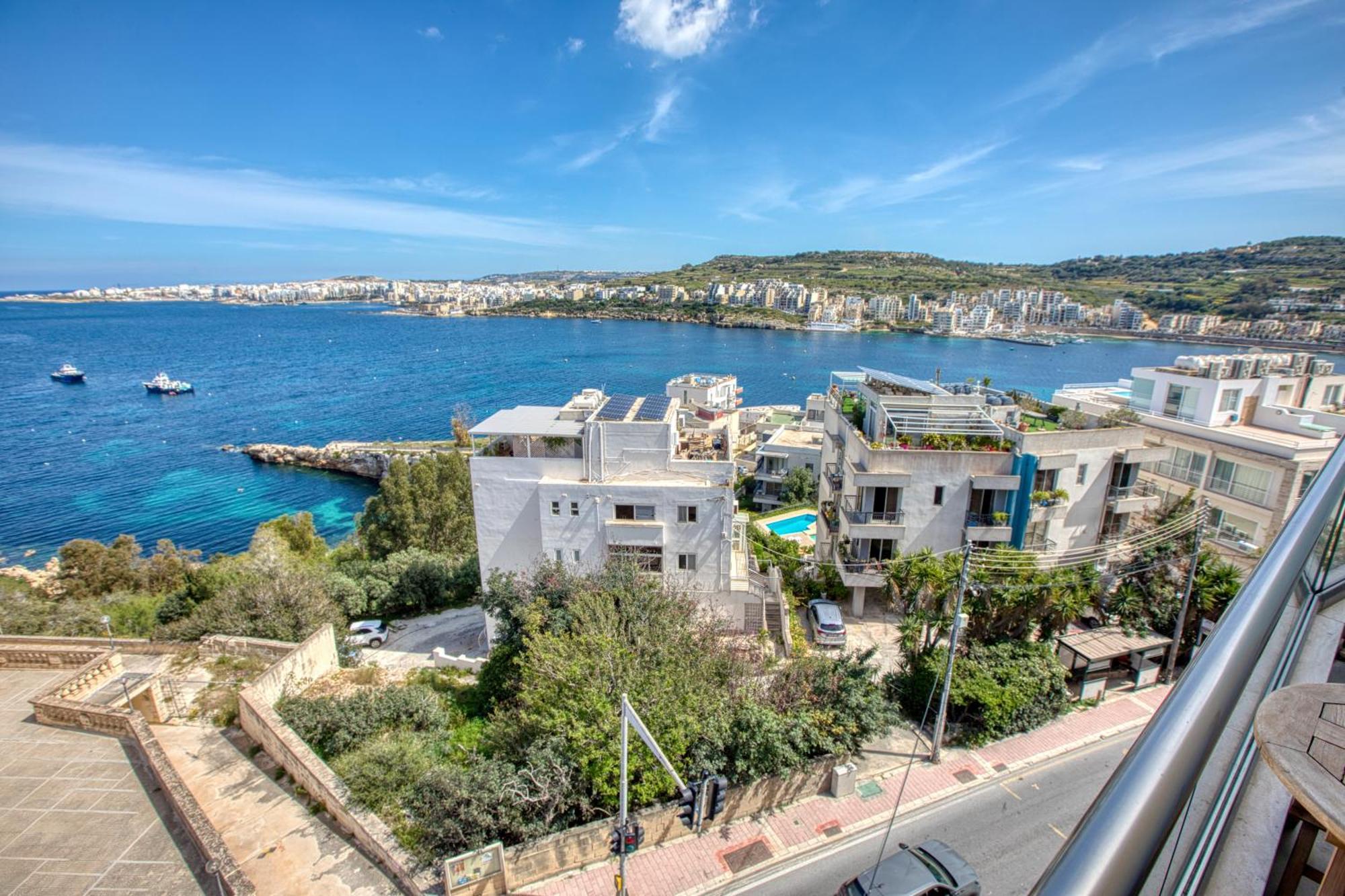 Blu Mar Sea View Apartments San Pawl il-Baħar Extérieur photo