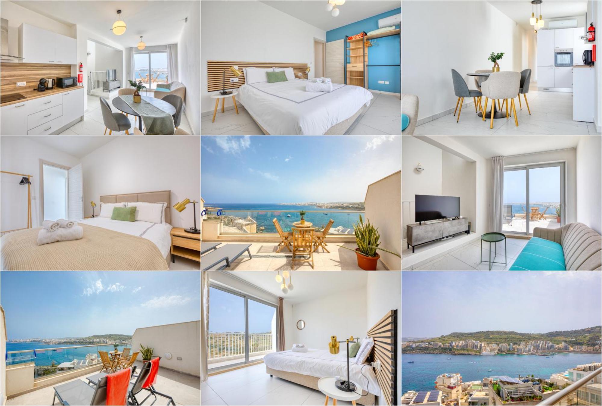 Blu Mar Sea View Apartments San Pawl il-Baħar Extérieur photo