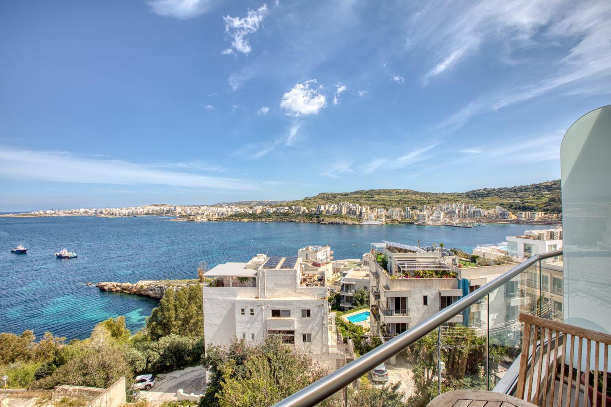 Blu Mar Sea View Apartments San Pawl il-Baħar Extérieur photo