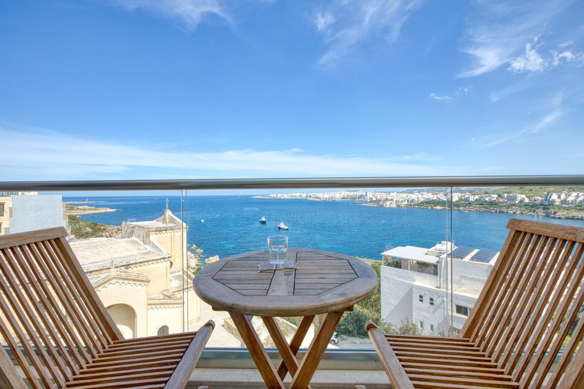 Blu Mar Sea View Apartments San Pawl il-Baħar Extérieur photo